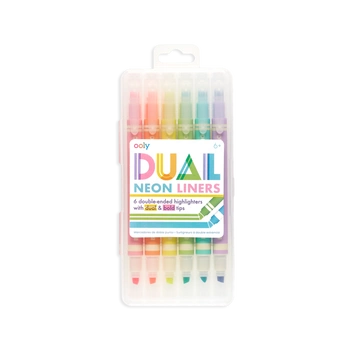 Zakreślacze neonowe z dwiema końcówkami