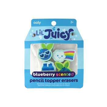 Gumki na koniec ołówka- jagoda