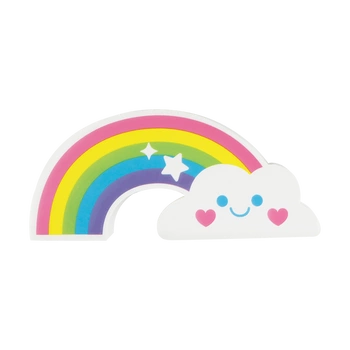 Pachnąca gumka do ścierania, duża tęcza z chmurką